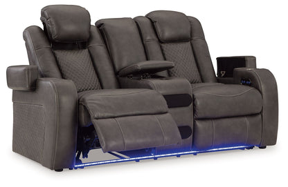 Fyne - dyme - Reclining Living Room Set - Hornell Furniture Outlet