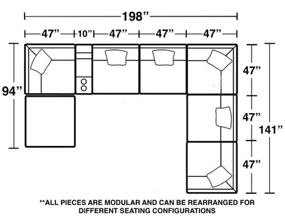 Posh - Modular Sectional - Hornell Furniture Outlet