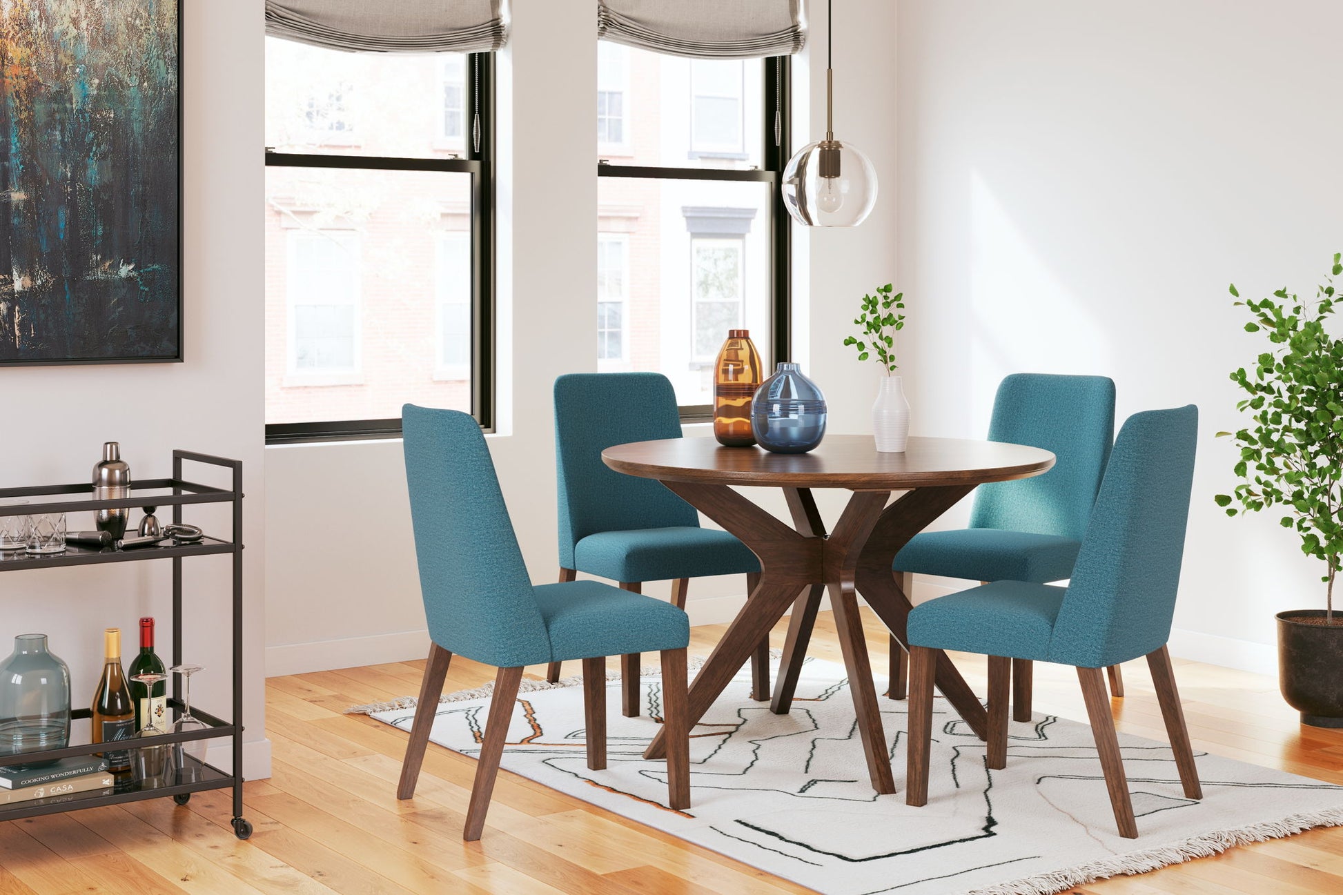 Lyncott - Dining Room Table Set - Hornell Furniture Outlet