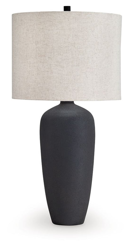 Ryenburg - Black - Metal Table Lamp - Hornell Furniture Outlet