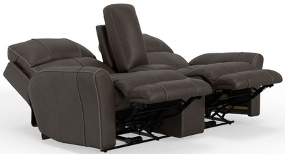 Fredda - Power Recliner Console Loveseat - Hornell Furniture Outlet