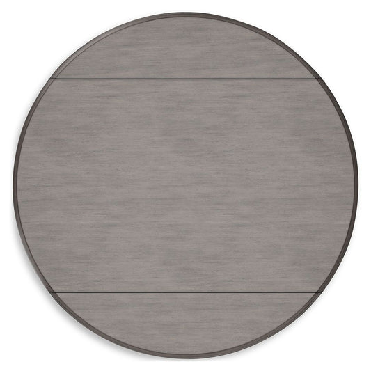 Shullden - 5 Pc. - Drop Leaf Table, 4 Side Chairs - Gray - Hornell Furniture Outlet