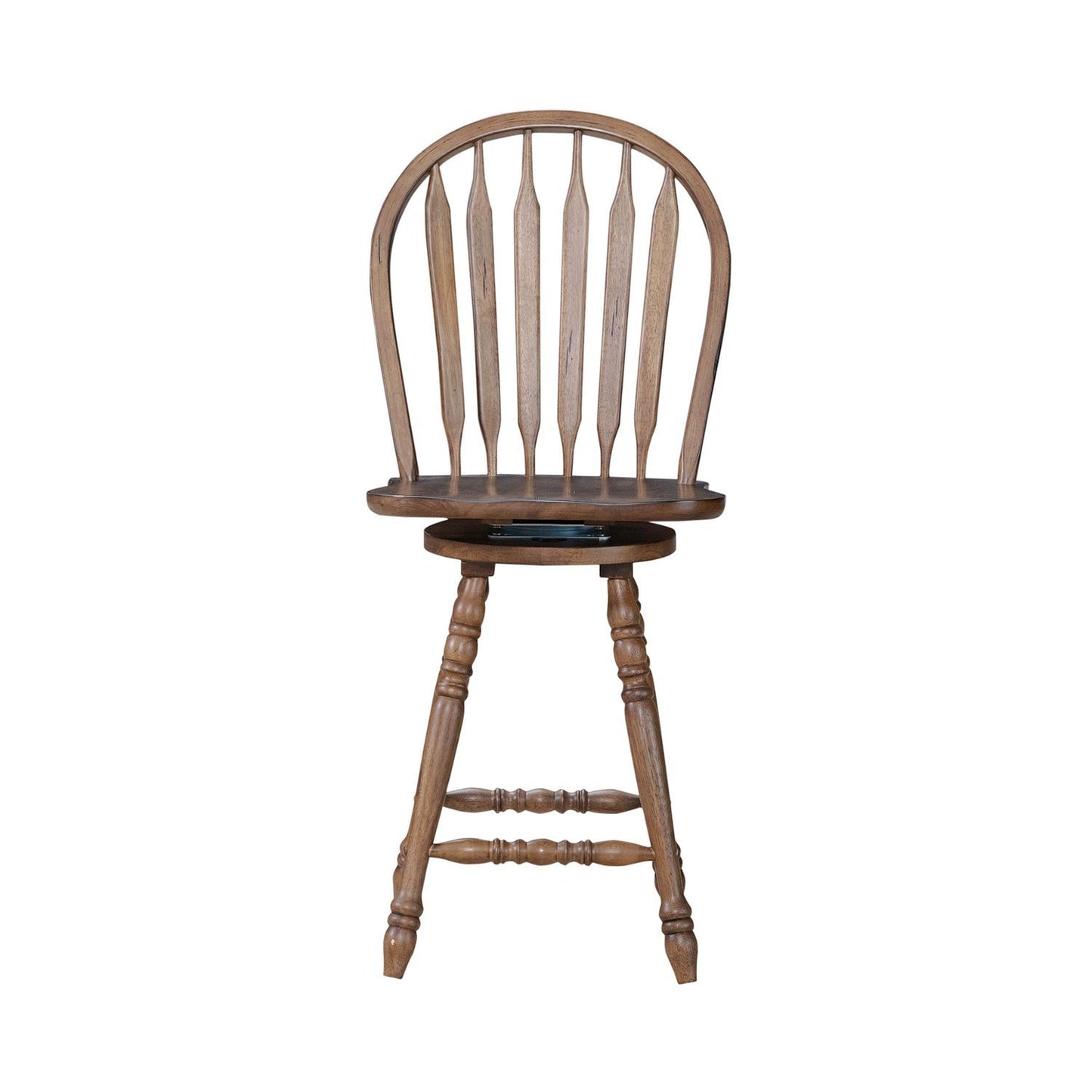 Carolina Crossing - Windsor Swivel Counter Chair - Hornell Furniture Outlet