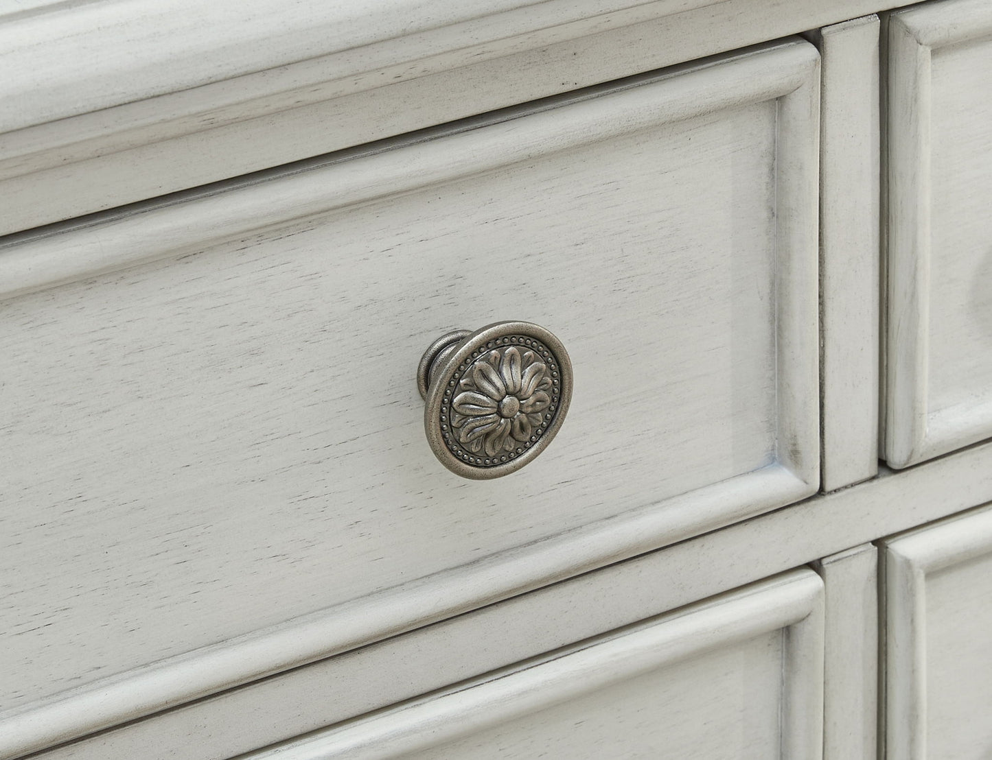 Montelaine - Antique White - Dining Room Server - Hornell Furniture Outlet