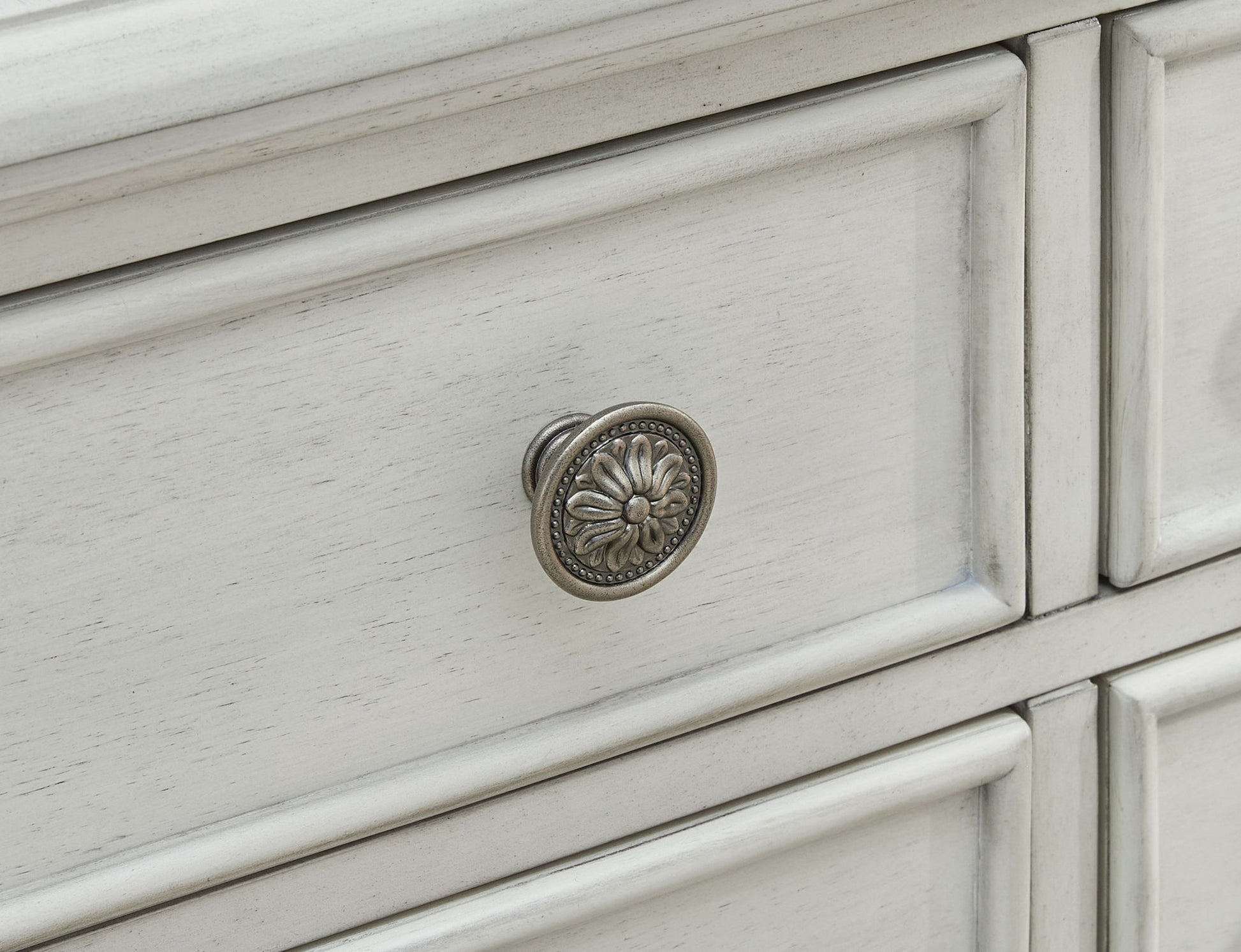 Montelaine - Antique White - Dining Room Server - Hornell Furniture Outlet