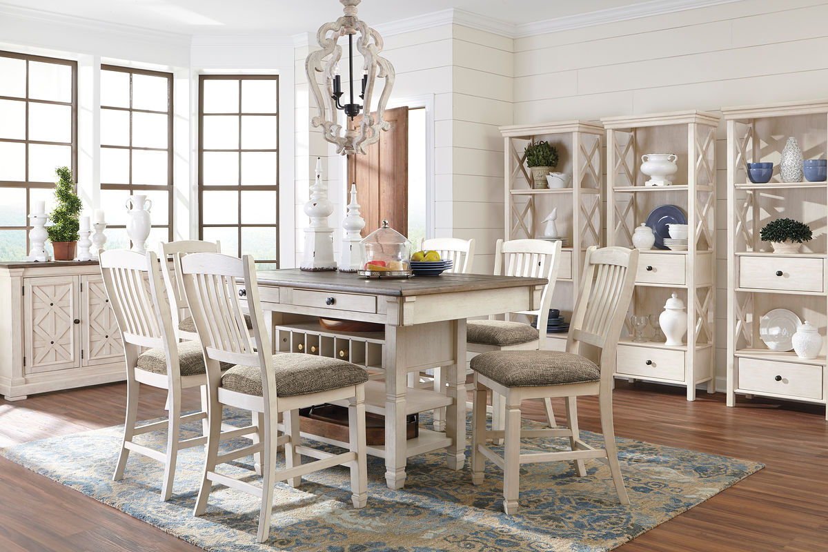 Bolanburg - Rectangular Counter Table Set - Hornell Furniture Outlet
