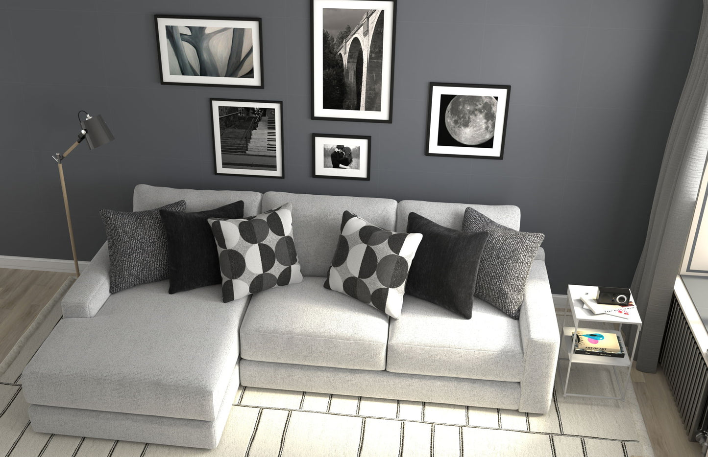 Arlo - Oversized Sofa Chaise - Hornell Furniture Outlet