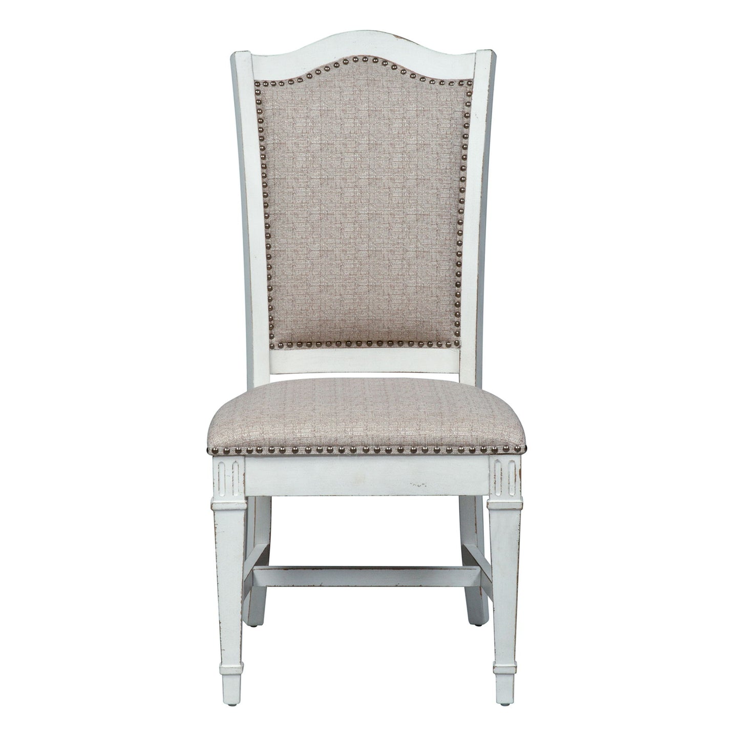 Abbey Park - Upholstered Side Chair - White - Hornell Furniture Outlet
