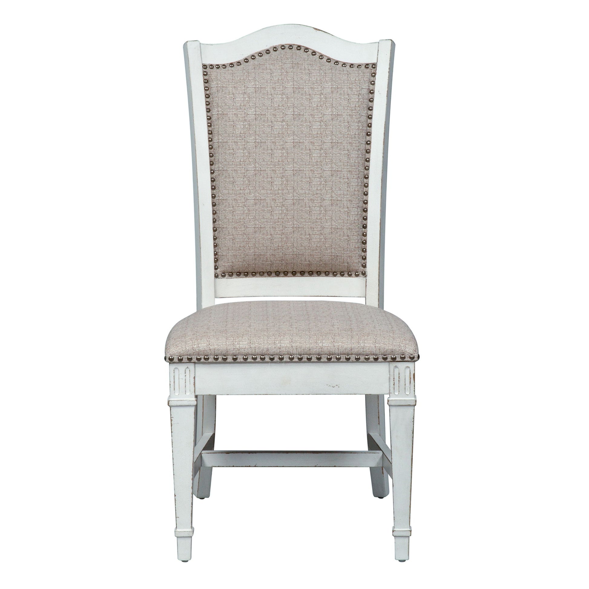 Abbey Park - Upholstered Side Chair - White - Hornell Furniture Outlet