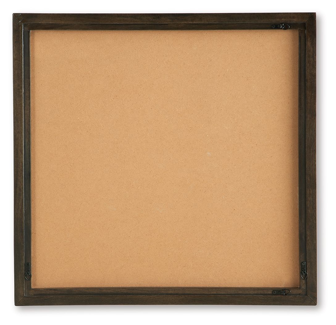 Bachard - Tan / White - Wall Decor - Hornell Furniture Outlet