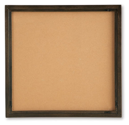 Bachard - Tan / White - Wall Decor - Hornell Furniture Outlet
