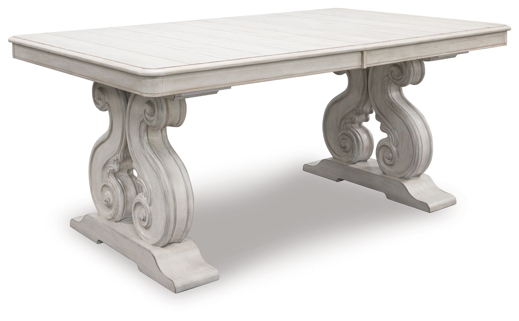 Arlendyne - Antique White - 11 Pc. - Dining Table, 8 Side Chairs, Server - Hornell Furniture Outlet