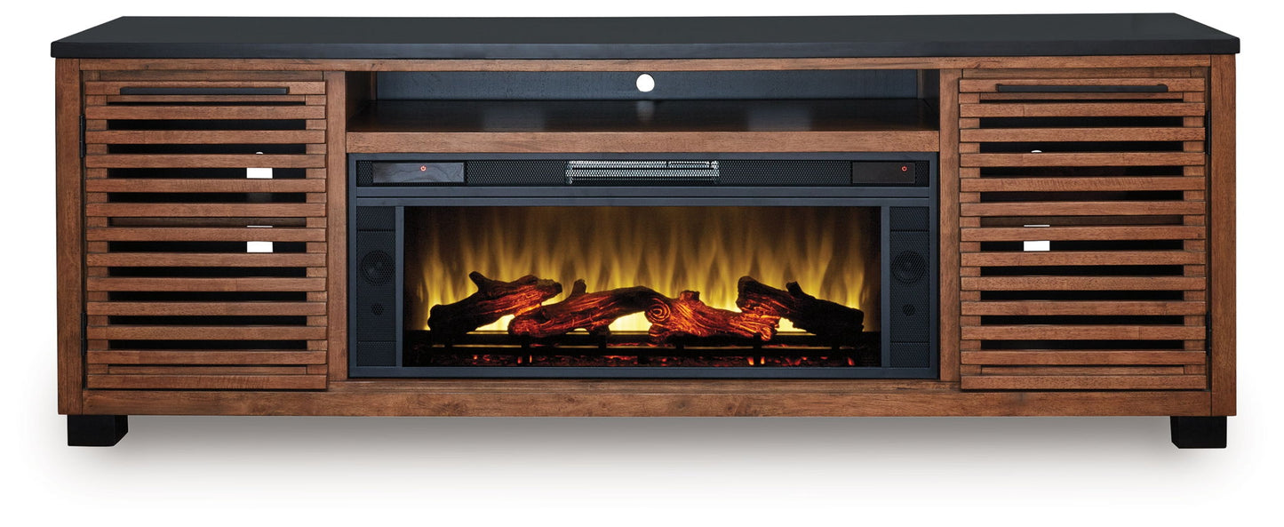 Kallari - TV Stand With Fireplace Option - Hornell Furniture Outlet