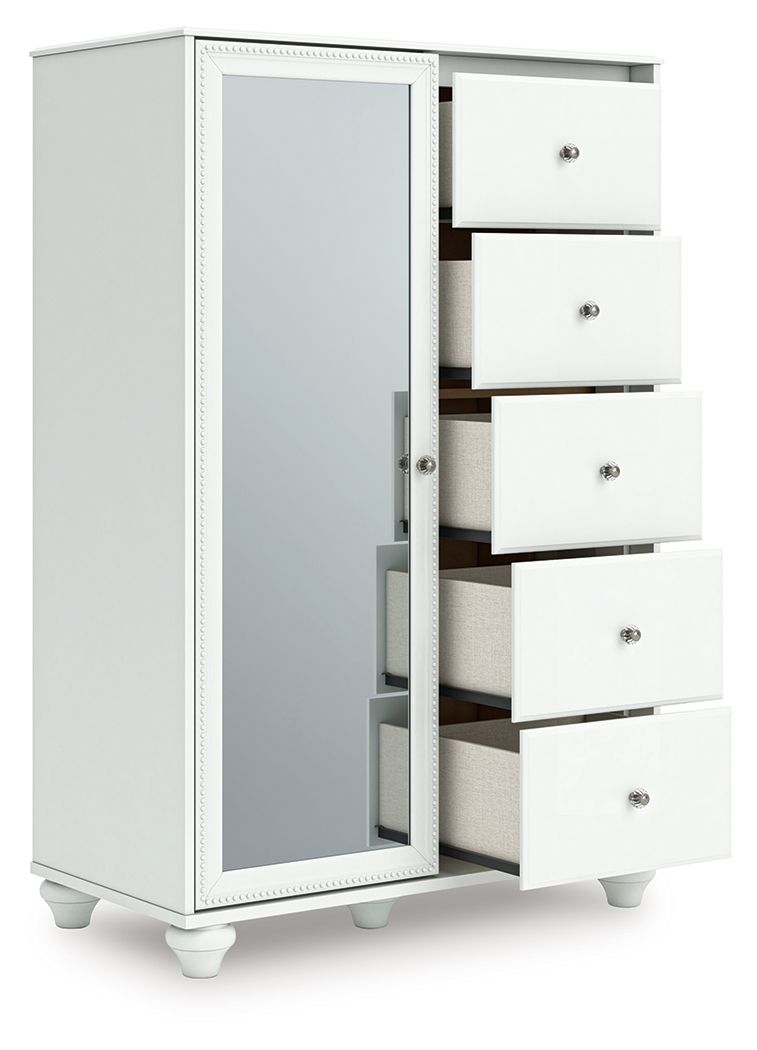 Kozlani - Dressing Chest - White - Hornell Furniture Outlet