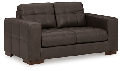 Luigi - Thunder - Loveseat - Hornell Furniture Outlet
