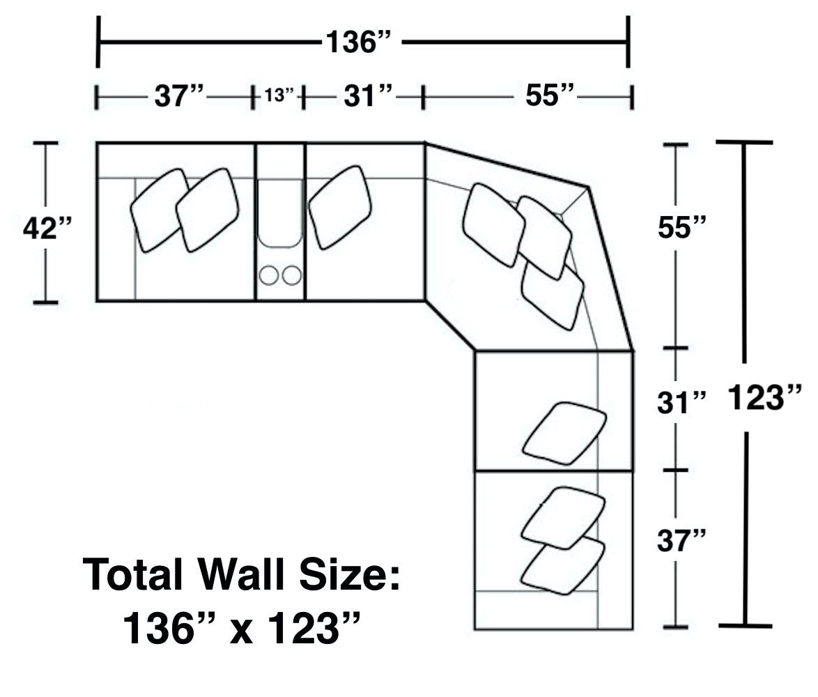 McPherson - Reclining Sectional - Hornell Furniture Outlet