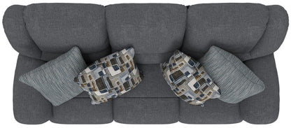 Trifecta - Sofa With 3 Recliners and Drop Down Table - Hornell Furniture Outlet