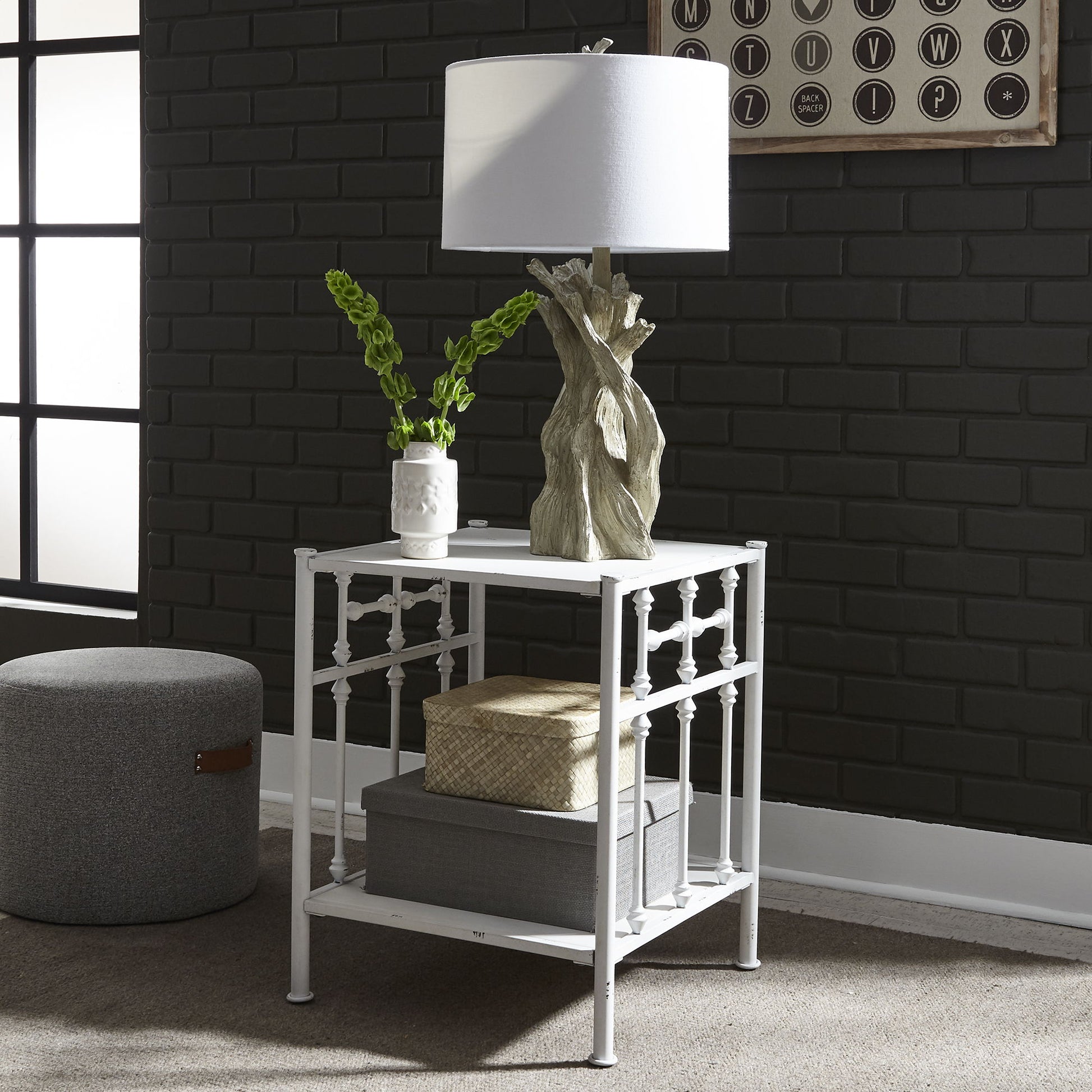 Vintage Series - Open Night Stand - Hornell Furniture Outlet