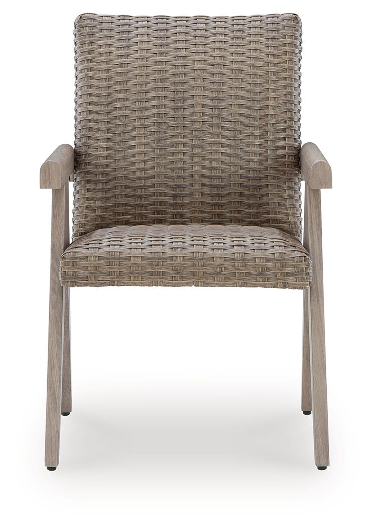 Cliff Trails - Beige - Arm Chair (Set of 2) - Hornell Furniture Outlet