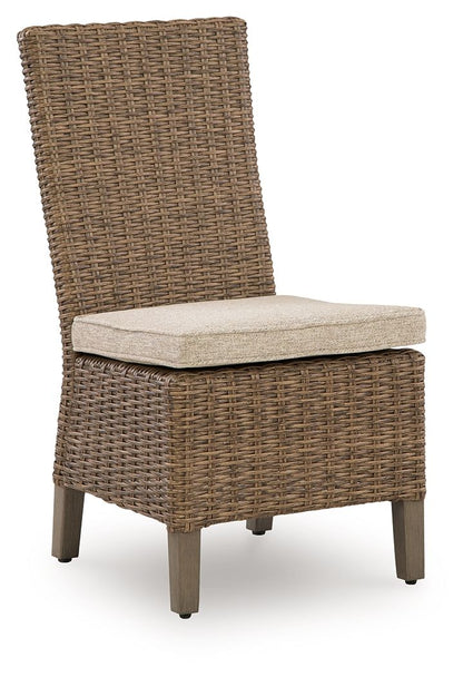Laguna Heights - Side Chair With Cushion (Set of 2) - Beige - Hornell Furniture Outlet