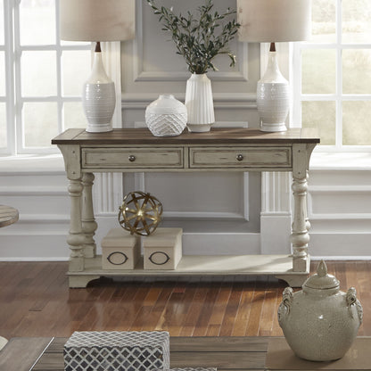 Morgan Creek - Sofa Table - White - Hornell Furniture Outlet