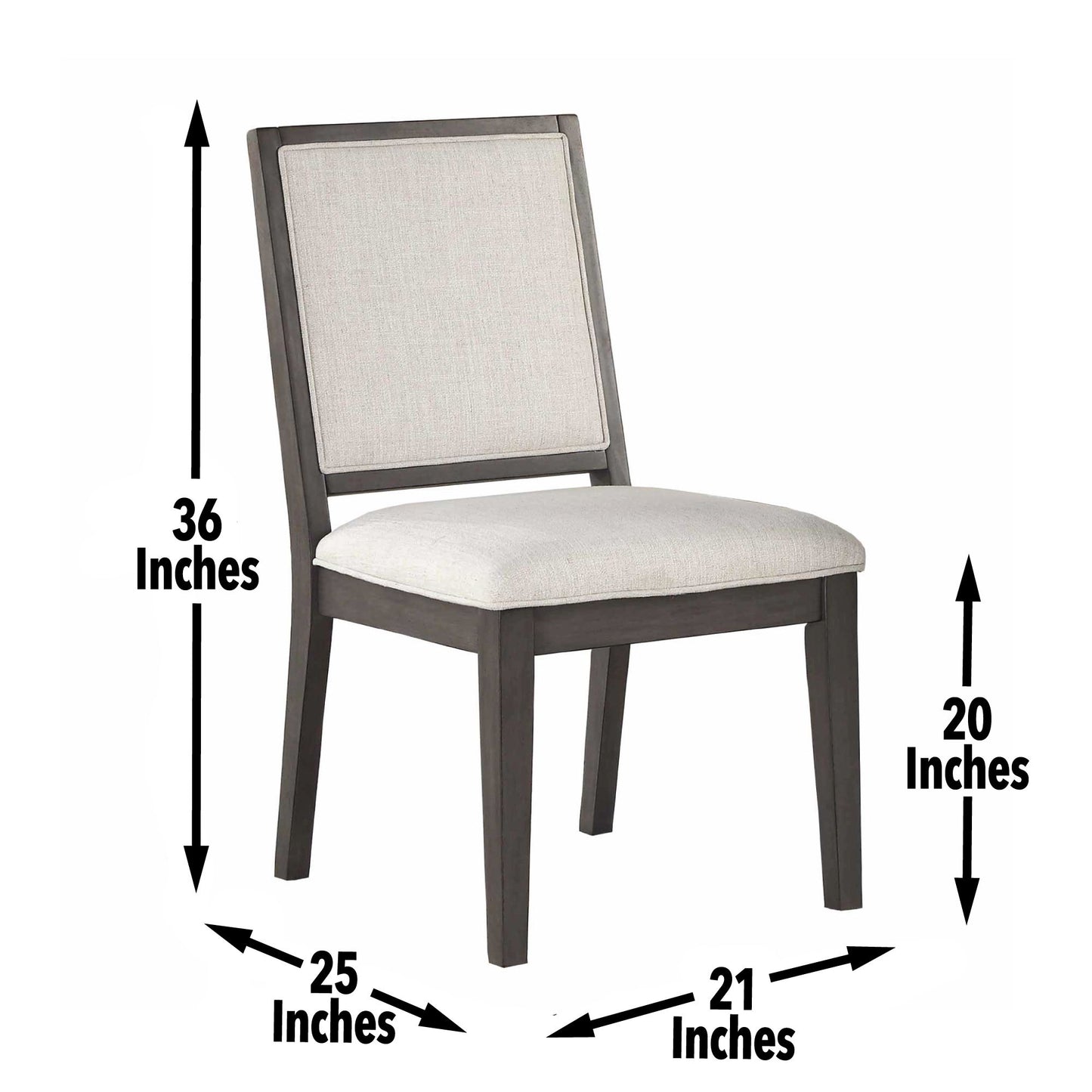 Mila - Side Chair (Set of 2) - White - Hornell Furniture Outlet