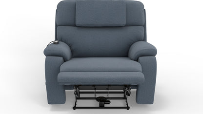 Dreamtime - 48" Power Headrest Power Lay Flat Recliner With CR3 Heat/Massage/Zero Gravity - Hornell Furniture Outlet