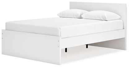 Onita - White - Queen Panel Platform Bed - Hornell Furniture Outlet