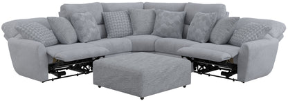 Majesty - Deep Seating Power Reclining Sectional - Hornell Furniture Outlet