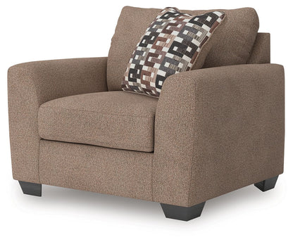Triston - Peaks - Suede - Chair And A Half - Hornell Furniture Outlet