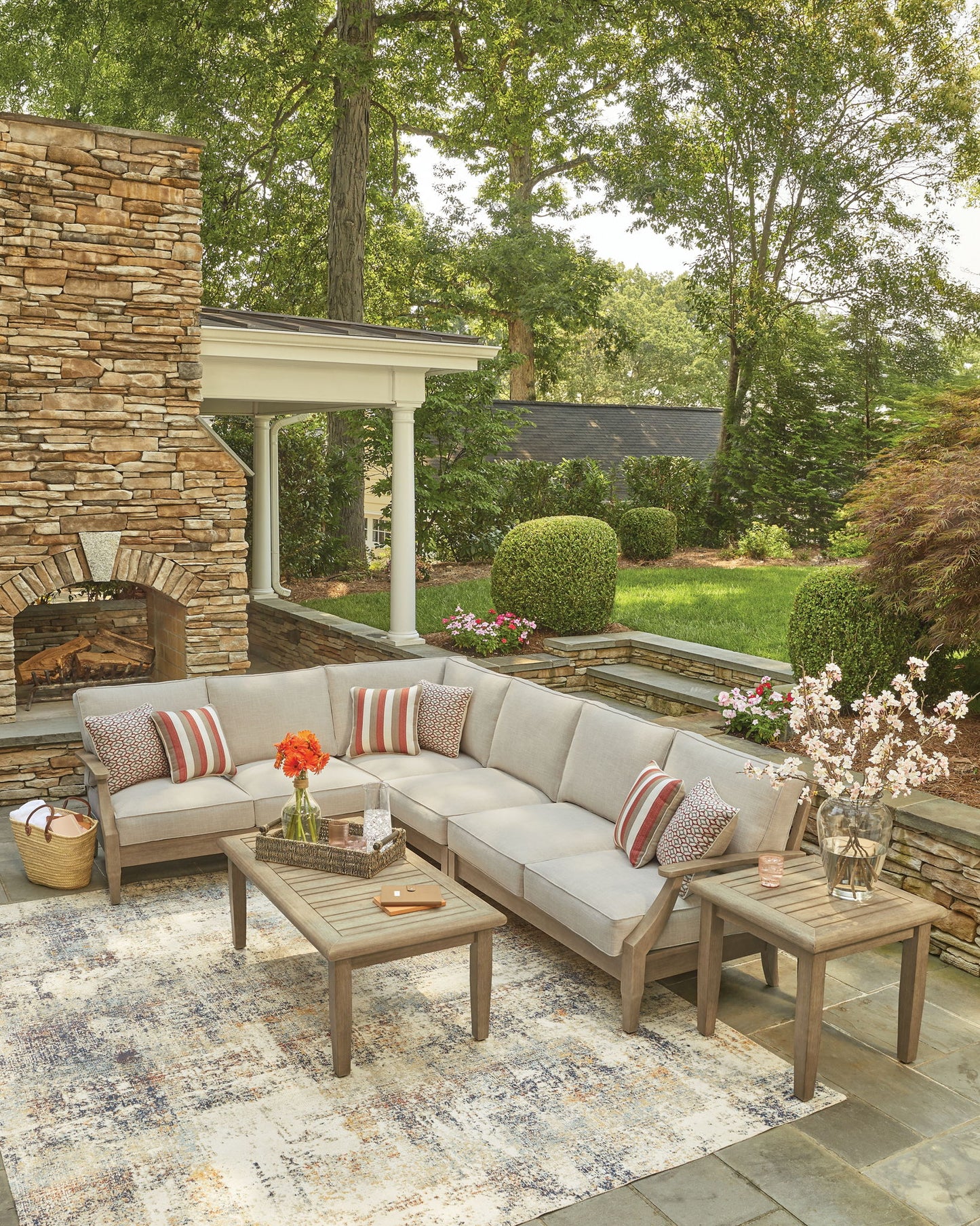 Clare View - Outdoor Sectional - Hornell Furniture Outlet