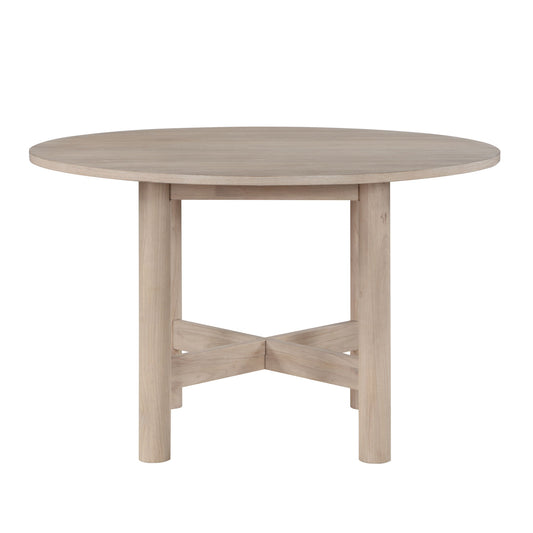 Gabby - Round Dining Table - Light Brown - Hornell Furniture Outlet
