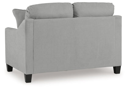 Adlai - Shadow - Loveseat - Hornell Furniture Outlet