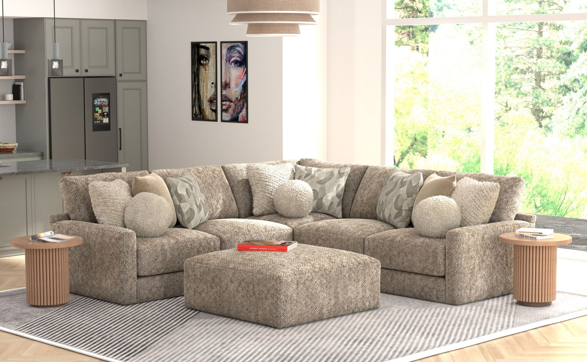 Turner - Sectional - Hornell Furniture Outlet