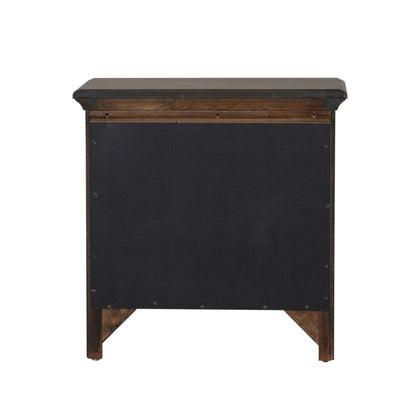 Saddlebrook - Nightstand - Dark Brown - Hornell Furniture Outlet