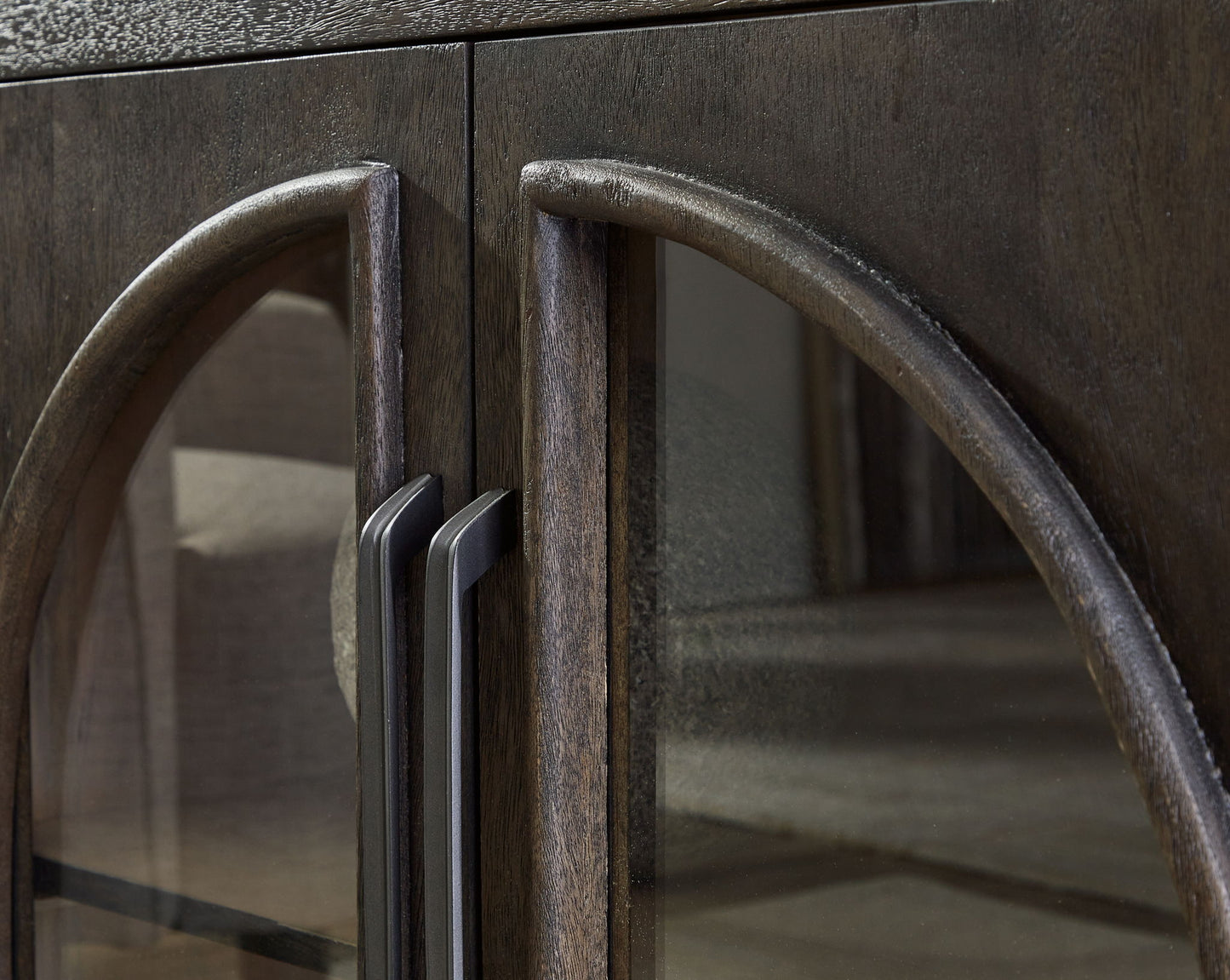 Dreley - Grayish Brown - Accent Cabinet - Hornell Furniture Outlet