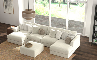 Ritzy - Modular Sofa And Included Cocktail Ottoman - Hornell Furniture Outlet
