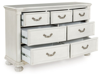 Montelaine - Antique White - Dresser - Hornell Furniture Outlet