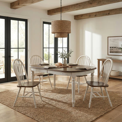 Carolina Crossing - Dining Room Leg Table Set - Hornell Furniture Outlet