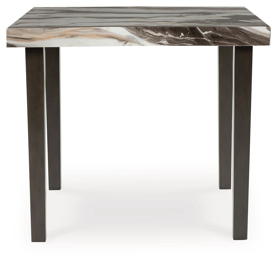 Jeshina - Dark Brown / Beige - Square Dining Room Counter Table - Hornell Furniture Outlet