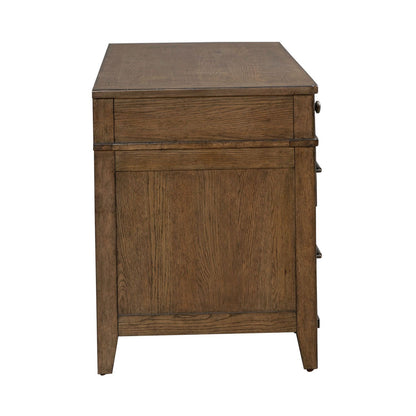 Carolina Park - Jr Executive Credenza - Brown - Hornell Furniture Outlet
