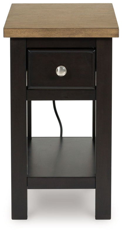 Drazmine - Brown - Chair Side End Table - Hornell Furniture Outlet