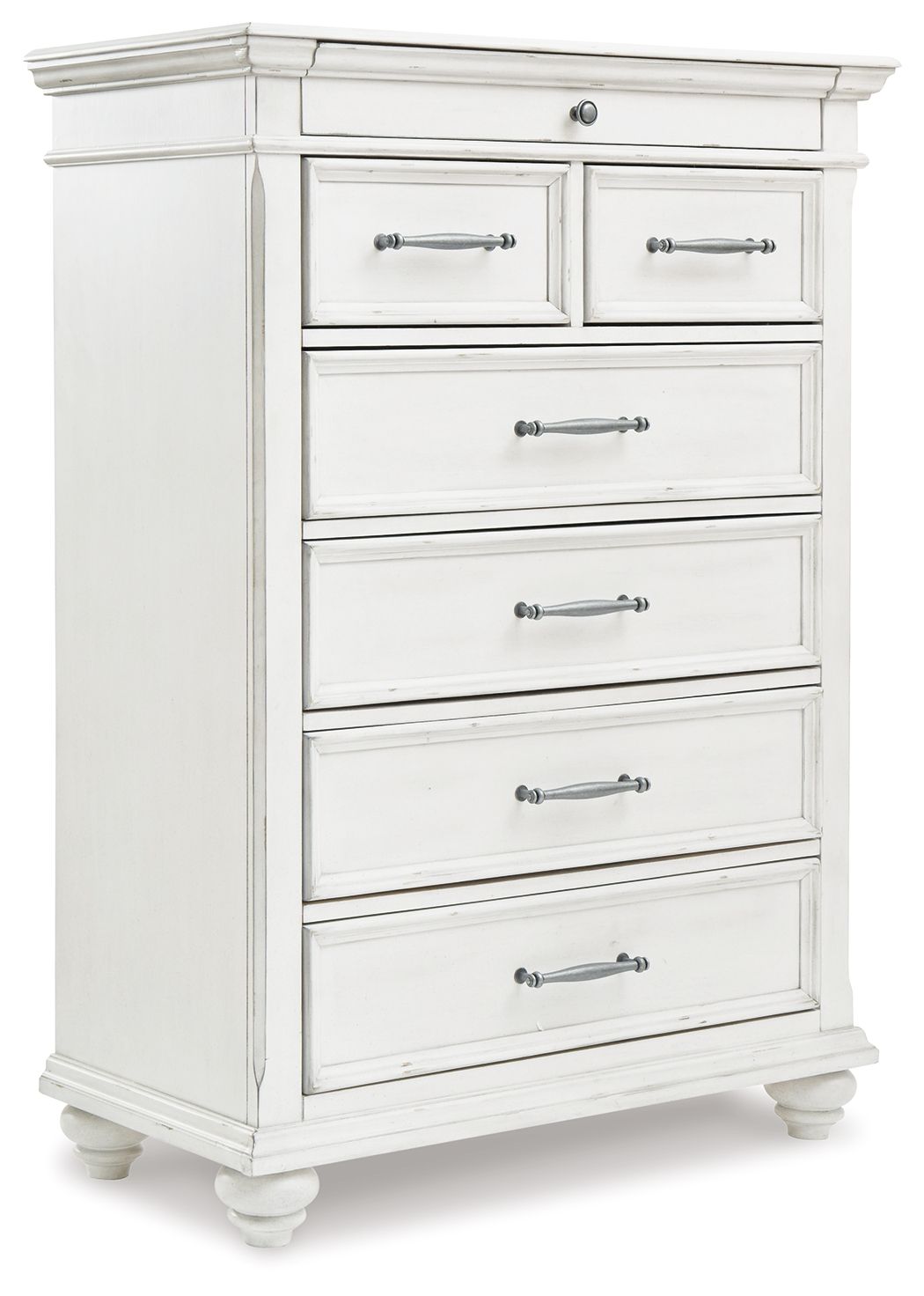 Kanwyn - Chest - Whitewash - Hornell Furniture Outlet