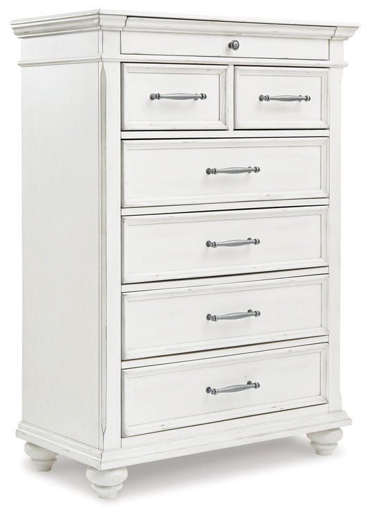Kanwyn - Chest - Whitewash - Hornell Furniture Outlet