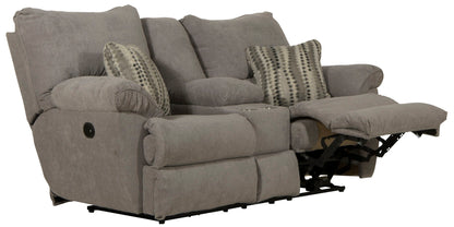 Sadler - Lay Flat Reclining Console Loveseat - Hornell Furniture Outlet