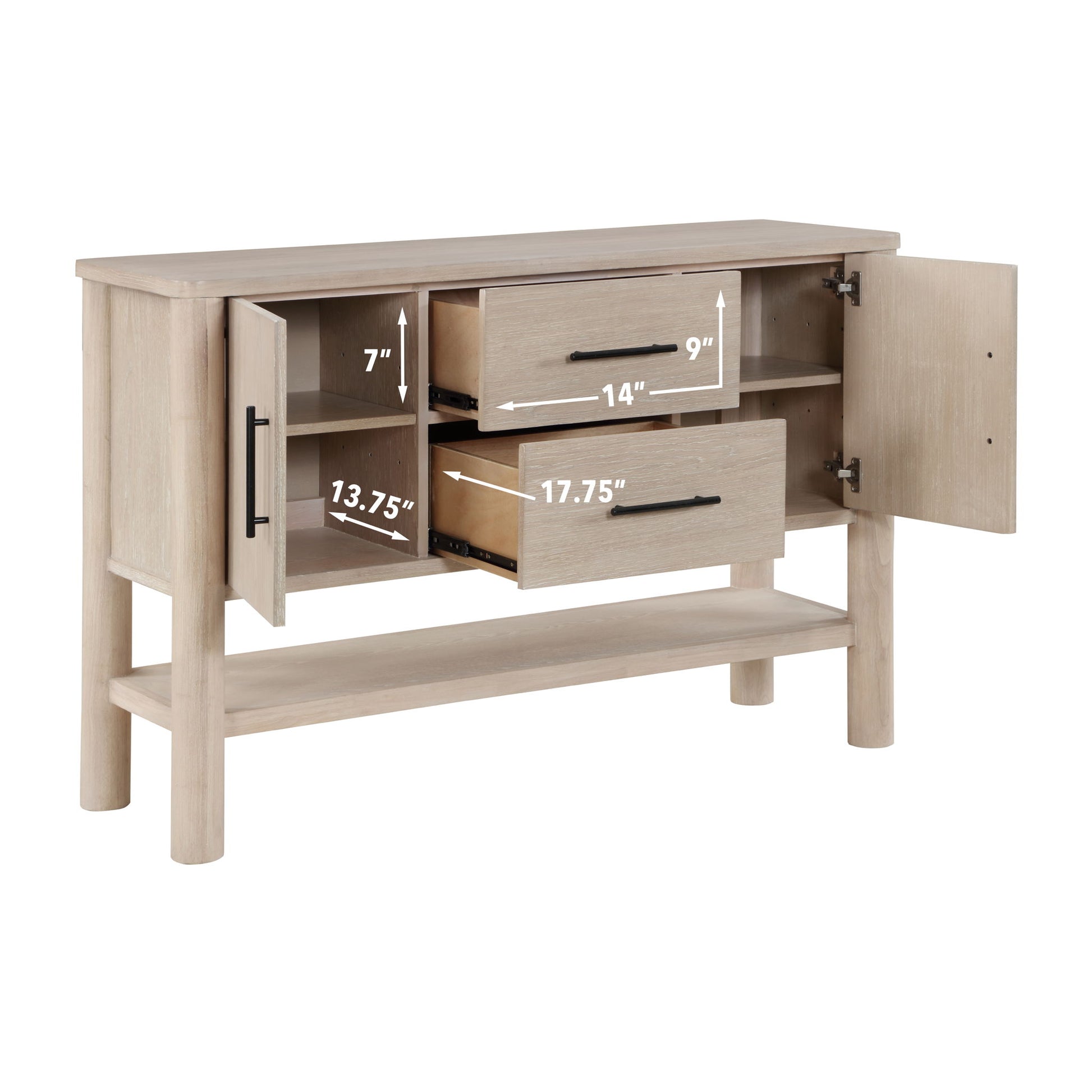 Gabby - Server - Light Brown - Hornell Furniture Outlet