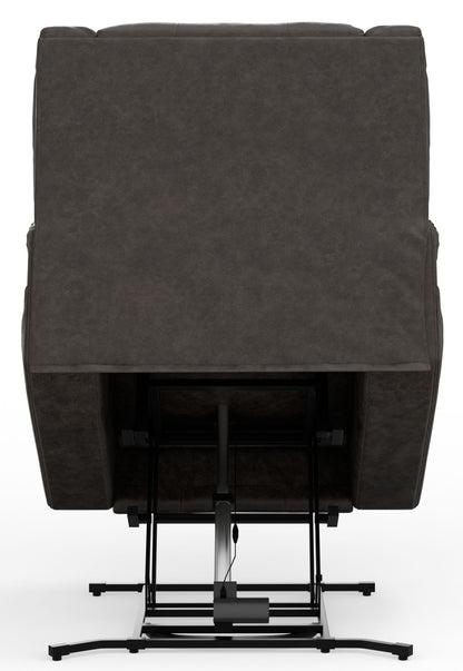 Tucker - Power Lift Recliner With Heat & Massage - Steel - Hornell Furniture Outlet