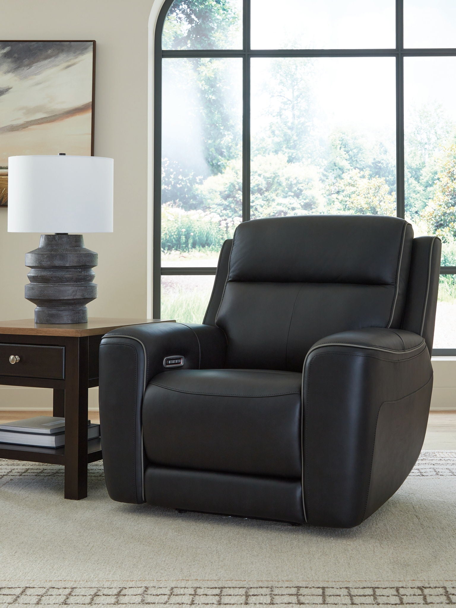 5Z - Comfort - Relaxation - Power Recliner With Adj Headrest - Hornell Furniture Outlet