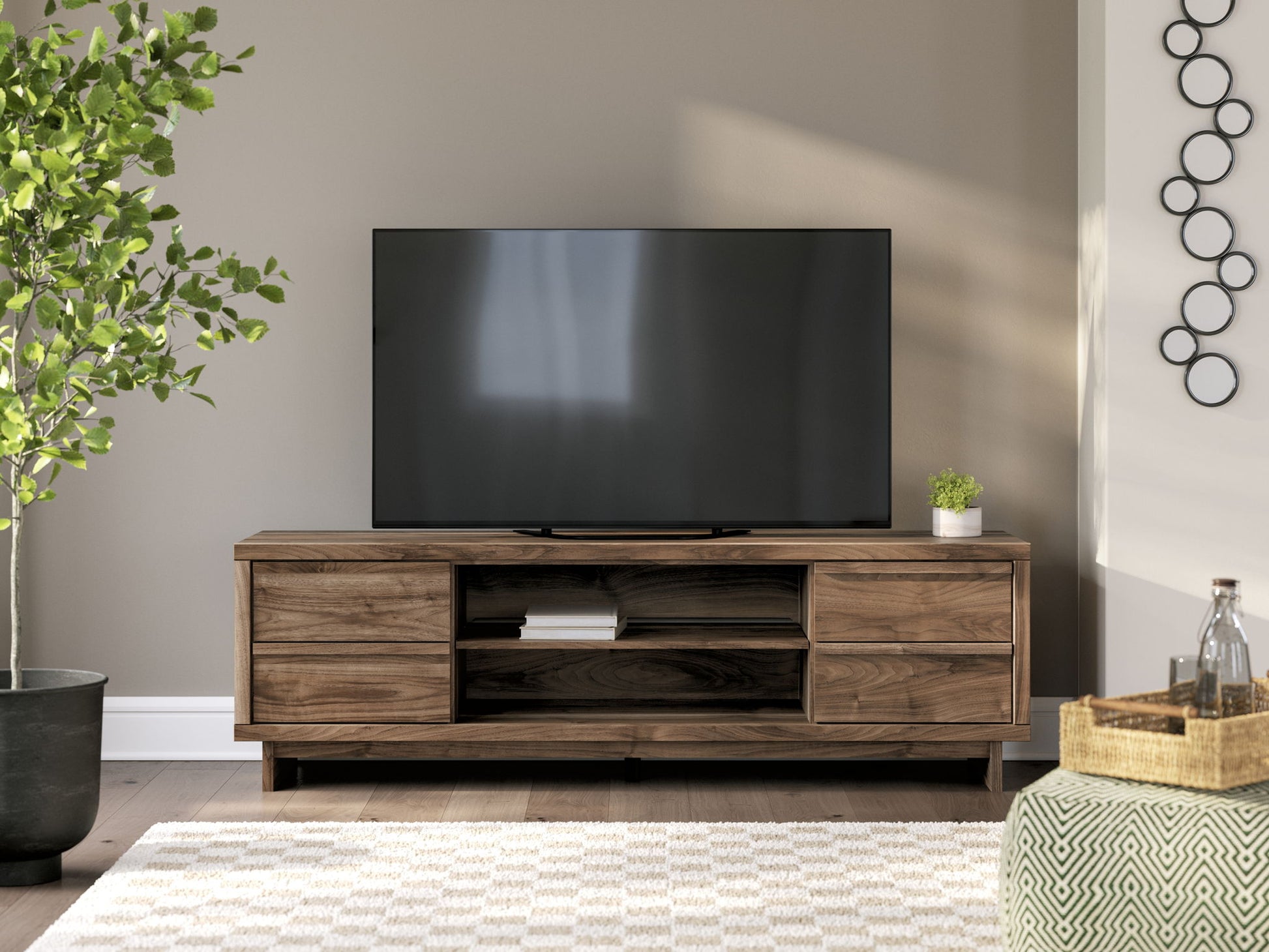 Zadilyn - TV Stand With Fireplace Option - Hornell Furniture Outlet