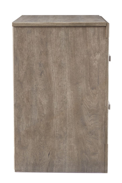 Culverbach - Gray - Two Drawer Night Stand - Hornell Furniture Outlet
